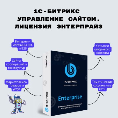 1С-Битрикс: Управление сайтом. Лицензия Энтерпрайз - купить в Кусимовского Рудника